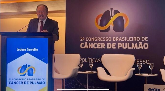 Dr. Luciano Carvalho no 2º Congresso Brasileiro de Câncer de Pulmão